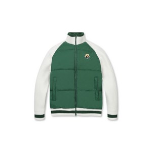 [백화점출고] 골든베어 바람막이 남자 니트 하이브리드 풀집업 점퍼 그린 자켓