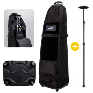 플레이이글 정품 6개 바퀴달린 골프백 항공커버 자립형 폴더블 하드케이스 바퀴형 + 마켓히어로 악세사리 증정