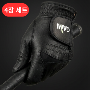 THE BLACK 골프장갑 남성 연습용 스크린용 왼손 1세트 4장