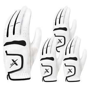 기어엑스 GPA53 뉴 골프장갑 흰색 남성용 왼손 4p