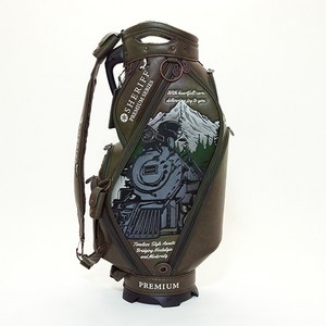 SHERIFF 일본 프리미엄 골프백 캐디 백 35개 한정생산 SP-012 올리브 카키