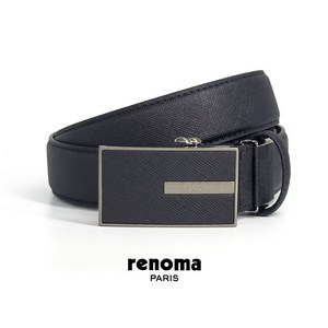 백화점 정품 12종 레노마 남성 소가죽 스퀘어 드레스 자동벨트