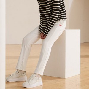 메종 비오비 BOB 25 FW 여성 골프 기모바지 허리밴딩 스판 데일리 팬츠