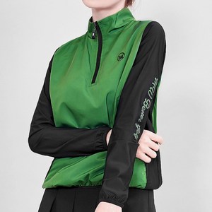 그레힙 여성 골프 티셔츠 레터링 포인트 아노락 반목 반집업 바람막이 맨투맨