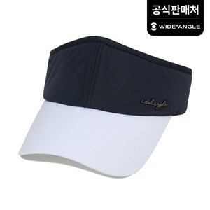 [와이드앵글] 와이드앵글 공식 여성 심플 하이컷 리본 썬캡 골프 모자  WWU21C02N4 (정상가:59,000) (WWU21C02)