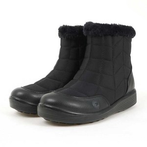 [에코로바]여성 퍼 따뜻한 안감 지퍼 패딩 앵클 털부츠 ER0303