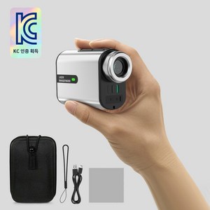 CCAGU 레이저 골프 거리 측정기+휴대용 미니 망원경+속도 전문 측정기+슬로프 기능 일체형