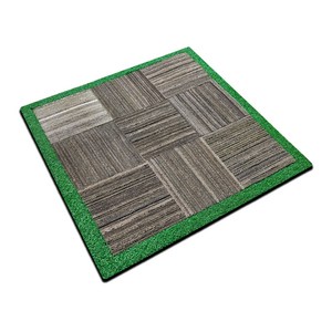 골프 타이어 타석매트 인조잔디 골프매트 연습 스윙매트, 1개, 잔디 테두리 타이어 타석매트