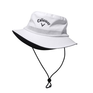 캘러웨이 CG 버킷햇 골프모자 남성 빅사이즈 대두 스포츠 벙거지 캐주얼 모자, 화이트