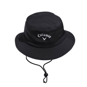 캘러웨이 CG 버킷햇 골프모자 남성 빅사이즈 대두 스포츠 벙거지 캐주얼 모자, 블랙