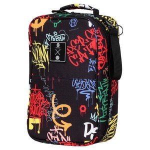 페르시안캣 부쿠로혼마 콜라보 그래피티 패턴 신발 주머니, 블랙, 1개