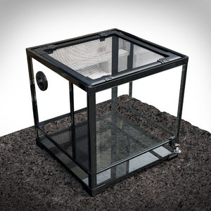 렙티주 폴딩 유리 테라리움장 45X45X45cm 조립식 파충류 사육장