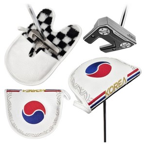 GR 골프 국가대표 제로 센터샤프트 말렛 퍼터 커버 (KGA, 이름각인서비스)