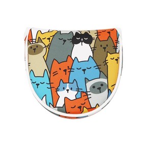 귀여운 블레이드 반달 퍼터커버 자석형