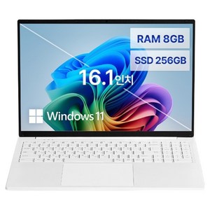 베이직스 2024 베이직북 16 N-시리즈, 화이트, 256GB, 8GB, WIN11 Home, BB1624FW