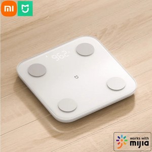 스마트 스위치 샤오미 미지아 체지방 체중계, S400 이중 주파수 정밀 측정, BMR 테스트 심박수 히든 LED 디스플레이, Mihome 작동, 신제품