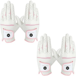 (2켤레) 여성용 올양피 골프장갑 양손착용 2켤레