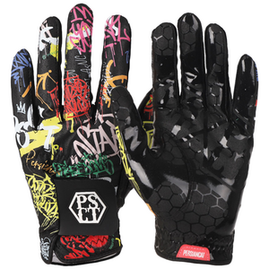 페르시안캣 그래피티 논슬립 골프장갑 여자 양손(P5FFGL01), 블랙(P5FFGL01), 1개