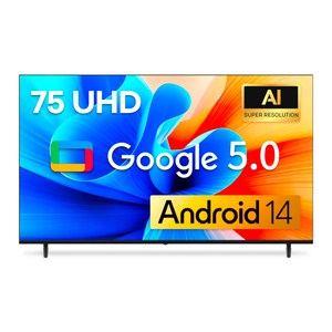이스트라 4K UHD 1등급 AI 맥스 구글 5.0 스마트 TV
