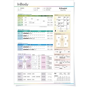 인바디 J30 용지 결과지 종이 프린트 출력표 500매