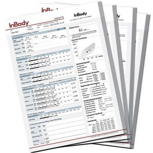 인바디용지 출력 결과지 종이 1박스 500매 270 J50 370s 380 570 580 770 970