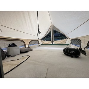 CAMPING DECO 캠프타운 빅돔S 카페트 (10각형)지퍼연결 가방2개