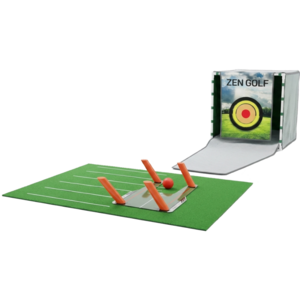 젠골프 파크골프 전용 어프로치망 스윙 매트 큐브 파크골프 연습 어프로치 박스 마스터 타깃 세트, 1개, 멀티