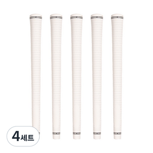 그린유니언 팔레트 10컬러 아이언 골프 그립, 4세트, 화이트