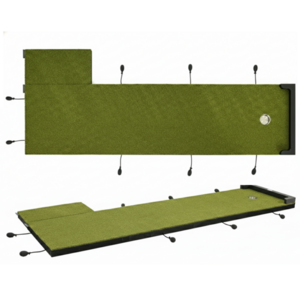 STI 멀티브레이커 퍼터연습 라이연습 퍼팅연습기 퍼팅매트, 프로스펙(NP45)올리브색상, 1세트