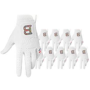 브렌스 오리지널 아트B 합피 남성여성 왼손 골프장갑 10장, 23호 10장, 10개