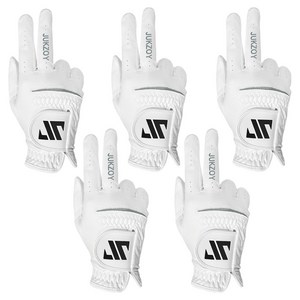 죽조이 라이텍스 골프장갑 오른손용, 화이트, 5개