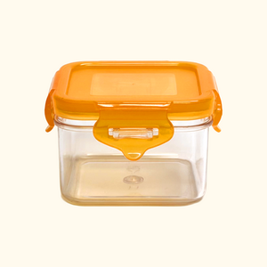 에코센스 프레시 오렌지락 BPA FREE 밀프렙 냉장고 정리 밀폐용기 260ml, 4개, 2세트, 2개