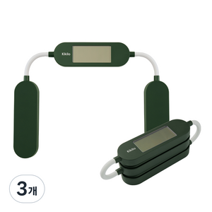 Kikilo 키킬로 여행용 가정용 폴더블 체중계 초경량 휴대용 미니 접는, 그린(British Racing Green), 3개, KFS