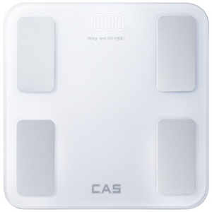 CAS 스마트인바디 체지방 체성분 체중계 BFA-S15 블루투스 카스, 화이트, 1개, BFA-S15