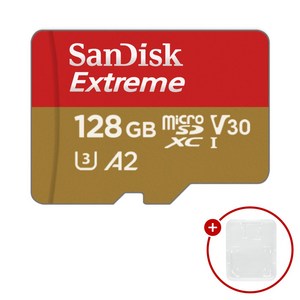 샌디스크 마이크로SD카드 Extreme 익스트림 SDSQXA + SD카드 케이스