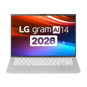 LG전자 2026 그램 AI 14 라이젠7 AI 400 시리즈 IPS AMD Radeon, 14ZD95U-GX79K, WIN11 Home, 32GB, 256GB, 에센스 실버