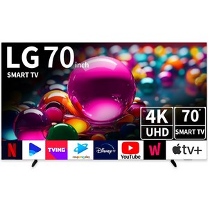LG 70인치 TV 4K UHD LED 울트라HD 스마트 TV, 방문설치, 스탠드형, 스마트TV, 70인치
