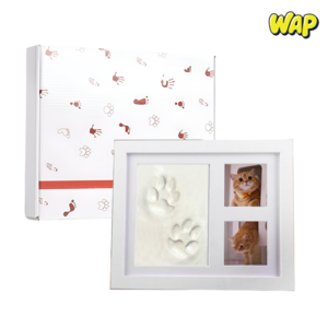 WAP 반려동물 강아지 고양이 발도장 발자국 셀프 액자 도장 추모