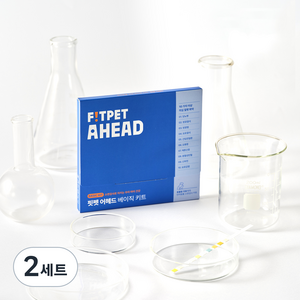 핏펫 반려동물 어헤드 베이직 국문 소변검사 키트, 2세트