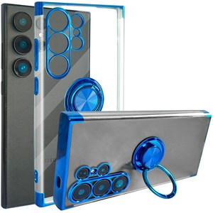 갤럭시 s25 울트라 s24 s23 ultra 링 홀더 핑거링 투명 케이스