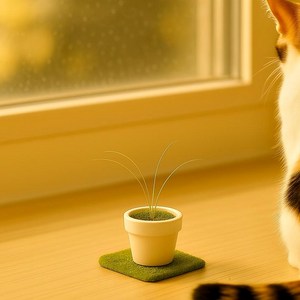 트리뷰샵 고양이 수염 화분 행운 보관함 토분 반려묘 메모리얼