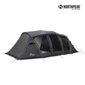 [관부가세포함] Northpeak ATLANTIC OCEAN 2.0 RAVEN GRAY 2룸 패밀리 텐트 4인용 메쉬 UV 코팅 내수압 3000mm