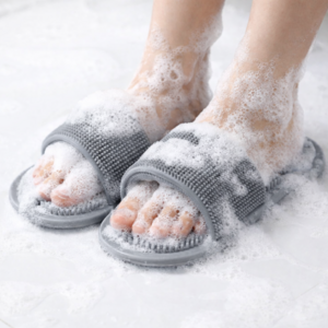 마이홈픽 발등세척 완벽관리 풋 브러쉬, 1개, 1개입, 그레이