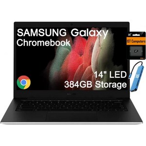 삼성 갤럭시 크롬북 고 노트북 (14인치 LED, 인텔 셀러론 N4500, 384GB 저장공간 (128GB eMMC + 256GB SD 카드)) 가정 및 학생용, 12시간 배터