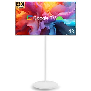 무빙큐빅스 스마트 43인치 UHD 4K 삼탠바이미 화이트에디션 SET 이동식 tv 삼텐바이미 중소바이미 GTNB431UHD, 43인치, GTNB431UHD, 스탠드형, 고객직접설치
