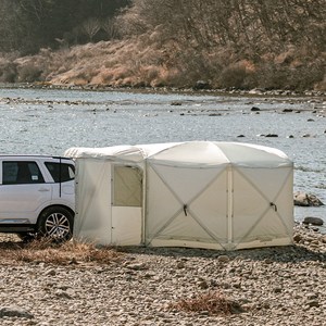 아이두젠 옥타곤 도킹 트렁크 카 쉘터 차박 텐트 자립형 돔 타프쉘