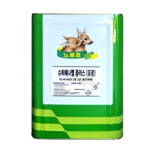 노루페인트 목재 철재용 유성페인트 슈퍼에나멜 플러스 18리터 밝은 회색 유광