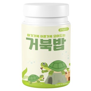 페이토 전연령 거북이 사료 거북밥 + 먹이스푼 세트, 100g, 1세트