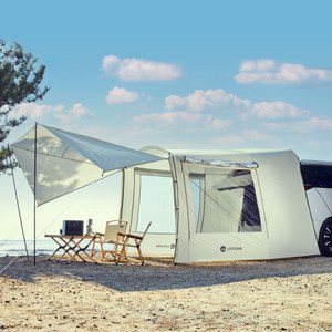 루앤 차박텐트 도킹쉘터 캠핑 방수 그늘막 타프세트 대형 6-8 인용