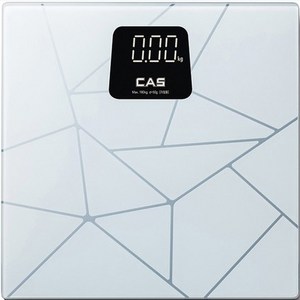 카스 가정용 LED 디지털 체중계, X24, 화이트, 1개